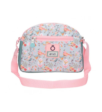 Enso Sac messager Tropical love rose