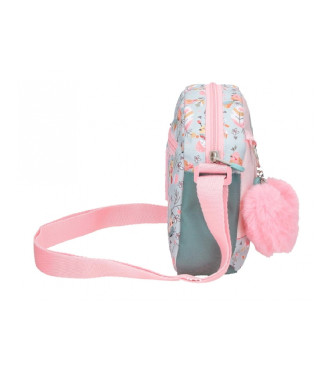 Enso Tropical love pink messenger bag