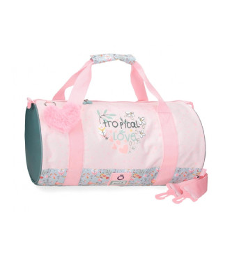 Enso Tropical love pink travel bag