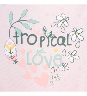 Enso Bolsa de viaje Tropical love rosa
