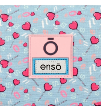 Enso Borsa shopper I love sweets -31.5x36x5.5cm- Multicolor
