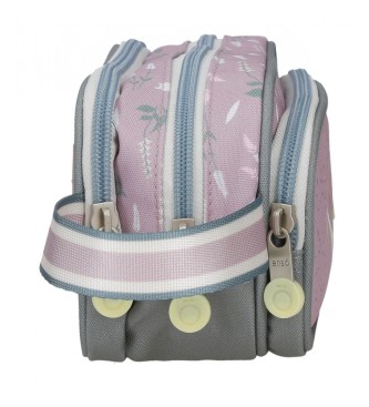 Enso Enso Beautiful day torbica s trojno zadrgo vijolične barve