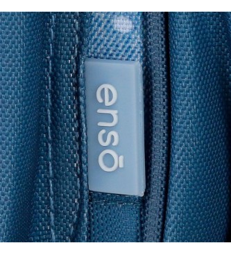 Enso Enso Dreamer triple compartment pencil case blue