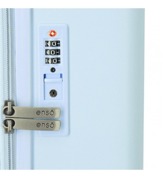 Enso Set valigie rigide turchese Enso Annie 55-70cm