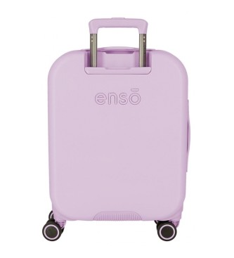 Enso Set di valigie rigide lilla Enso Beautiful day 55-70cm