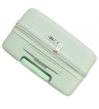 Enso Set di valigie Enso Beautiful day verde menta rigide 55-70cm