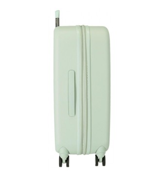 Enso Enso Beautiful day mint green rigid suitcase set 55-70cm