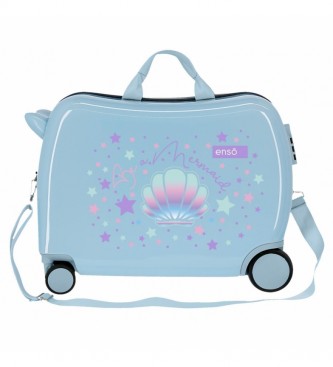 Enso Enso Be a Mermaid Blauwe Kinderkoffer -38x50x20cm