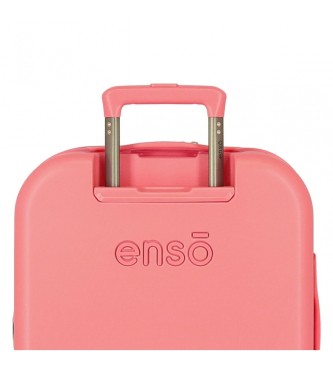 Enso Rozszerzana walizka kabinowa Enso Annie 55 cm Coral