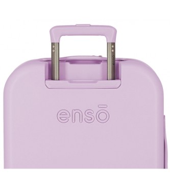 Enso Enso Annie handbagage vergrootbaar stijf 55cm paars