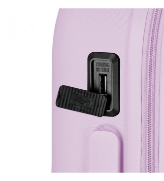 Enso Enso Annie bagaż kabinowy rozszerzany sztywny 55cm fioletowy