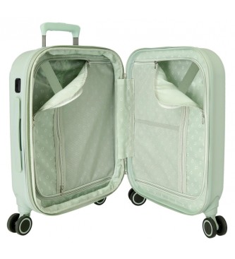 Enso Cabine tas Enso Annie uitbreidbaar rigide 55cm cabine koffer mintgroen