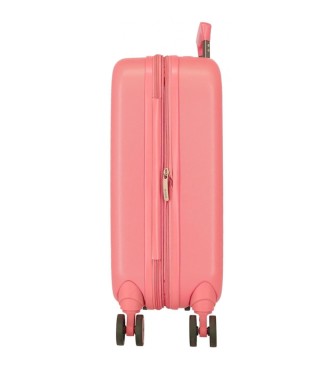 Enso Cabin size suitcase Enso Bonjour expandable rigid 55cm coral