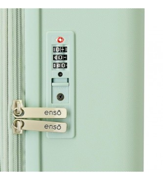 Enso Kovček velikosti kabine Enso Cute Girl rigid 55cm mint green