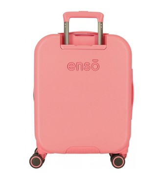 Enso Kabinska torba Enso Little dreams raztegljiv trdi kabinski kovček 55cm koralna