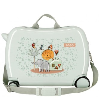 Enso Enso Play all day green children's suitcase