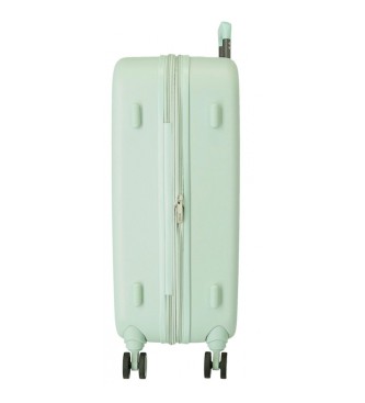 Enso Medium suitcase Enso Annie day rigid 70cm mint green