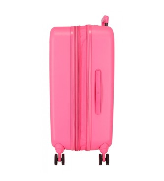 Enso Medium suitcase Enso Annie rigid 70 cm fuchsia