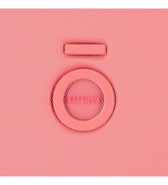 Enso Średnia walizka Ciao Bella sztywna 70cm różowa