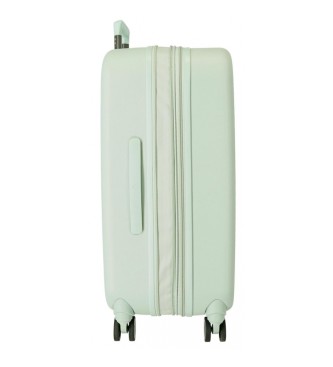 Enso Love Ice Cream Medium Hard Suitcase 70cm green