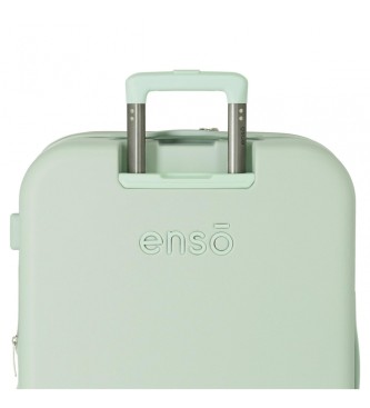 Enso Love Ice Cream Medium Hard Suitcase 70cm verde