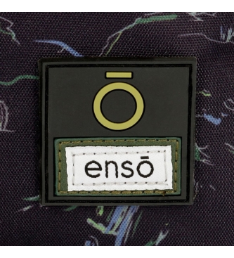 Enso Adaptowalny plecak na kółkach West -32x44x17cm- Czarny