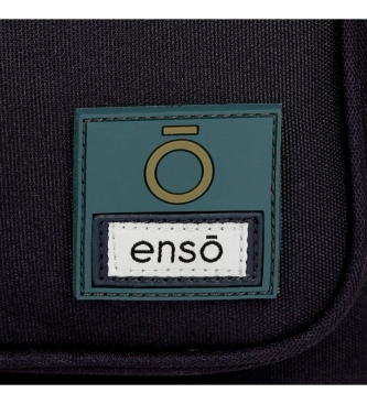Enso Backpack with trolley Graffiti black