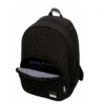 Enso Backpack adaptable to trolley Basic black -32x46x15cm