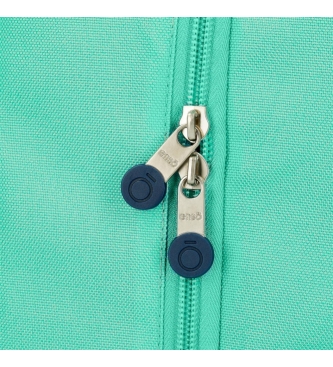 Enso Backpack adaptable to trolley Basic turquoise -32x46x15cm