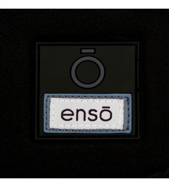 Enso Backpack with trolley Basic black -32x46x17cm