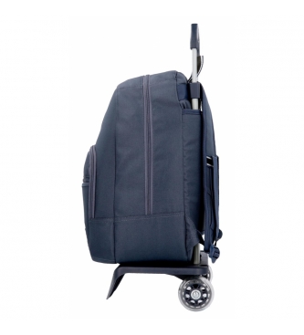 Enso Backpack with trolley Basic blue -32x46x15cm