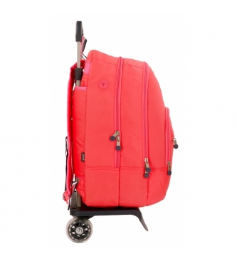 Enso Backpack with trolley Basic coral 