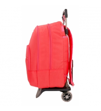 Enso Backpack with trolley Basic coral 
