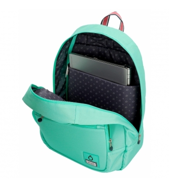 Enso Basic turquoise backpack -32x46x15cm