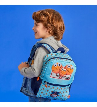 Enso Enso Basket Family Adaptable Backpack -25x32x12cm- Blue