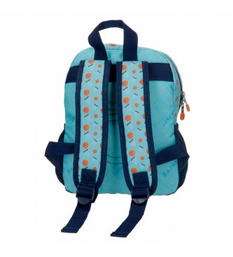 Enso Enso Basket Family Preschool Backpack -23x28x10cm- Blue