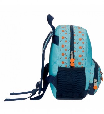 Enso Enso Basket Family Preschool Backpack -23x28x10cm- Bleu