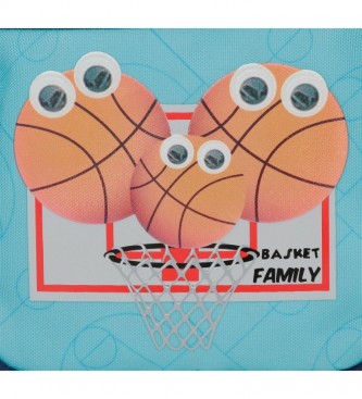 Enso Plecak przedszkolny Enso Basket Family -23x28x10cm- Niebieski