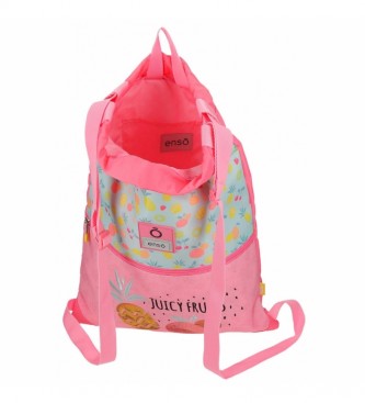 Enso Enso Juicy Fruits Sack Backpack rosa -35x46x0,5cm- Rosa