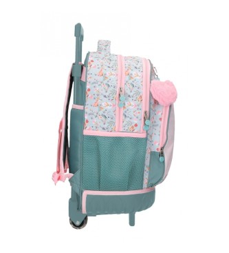 Enso Tropical love kompaktowy plecak różowy