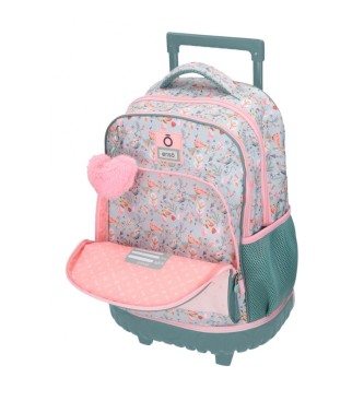 Enso Tropical love compact backpack pink