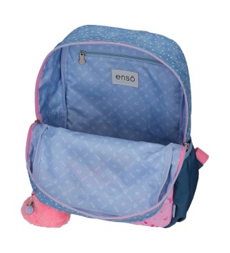 Enso Enso Dreamer sac  dos pour poussette 32 cm avec trolley bleu