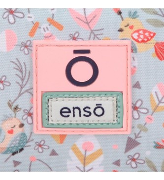 Enso Tropical love barnevognsrygsk 32 cm pink