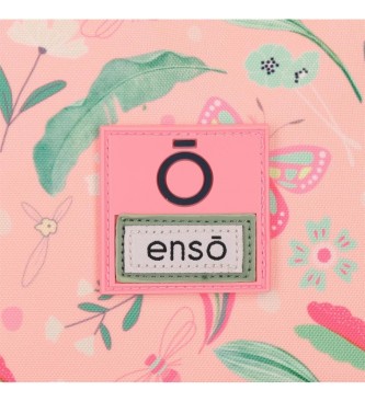Enso Zaino Enso Beautiful nature doppio scomparto adattabile al carrello rosa
