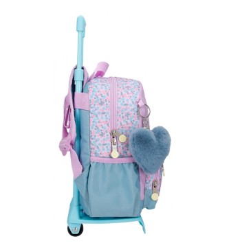 Joumma Bags Enso Cute Girl backpack with trolley lilac -23x28x10cm