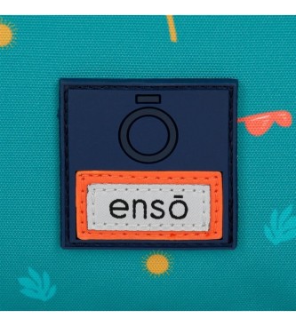 Enso Enso Dino artiste 32cm sac  dos adaptable au chariot multicolore