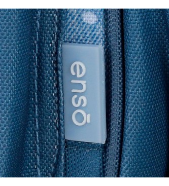 Enso Enso Dreamer backpack double compartment adaptable to trolley blue