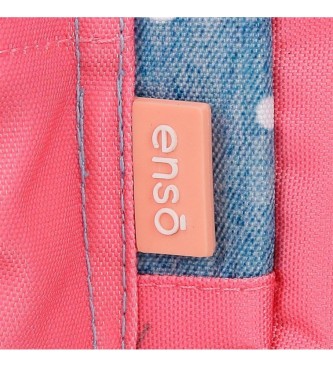 Enso Little Dreams 28 cm nahrbtnik z vozičkom roza