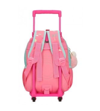 Enso Enso Magic summer backpack with multicoloured trolley