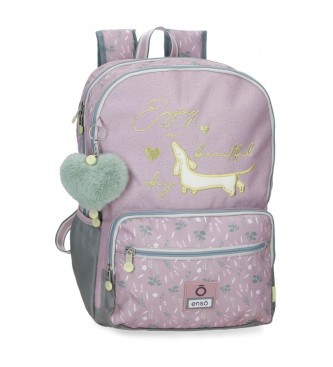 Enso Enso Beautiful day backpack duplo compartimento roxo